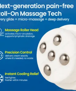 KUBOZN® Roll-On Pump Cream for Lymphatic Drainage & Swelling Relief