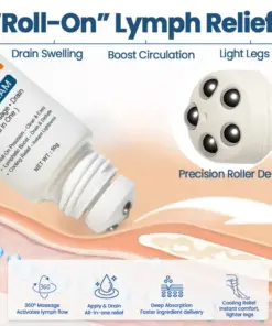 KUBOZN® Roll-On Cream for Lymphatic Drainage & Swelling Relief