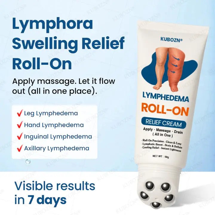 KUBOZN® Roll-On Cream for Lymphatic Drainage & Swelling Relief