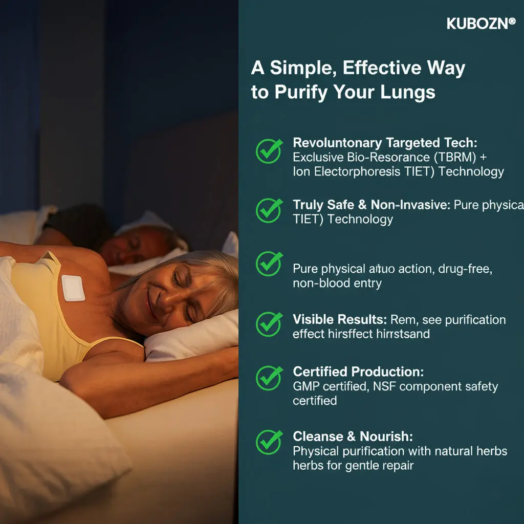 KUBOZN® Targeted Lung Cleansing Patch