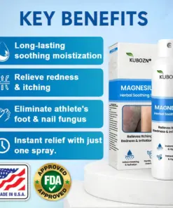 KUBOZN® Magnesium Herbal Psoriasis Spray