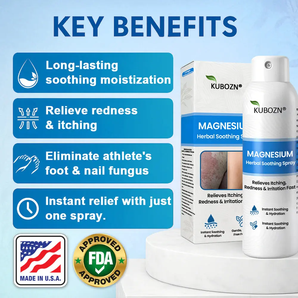 KUBOZN® Magnesium Herbal Psoriasis Spray