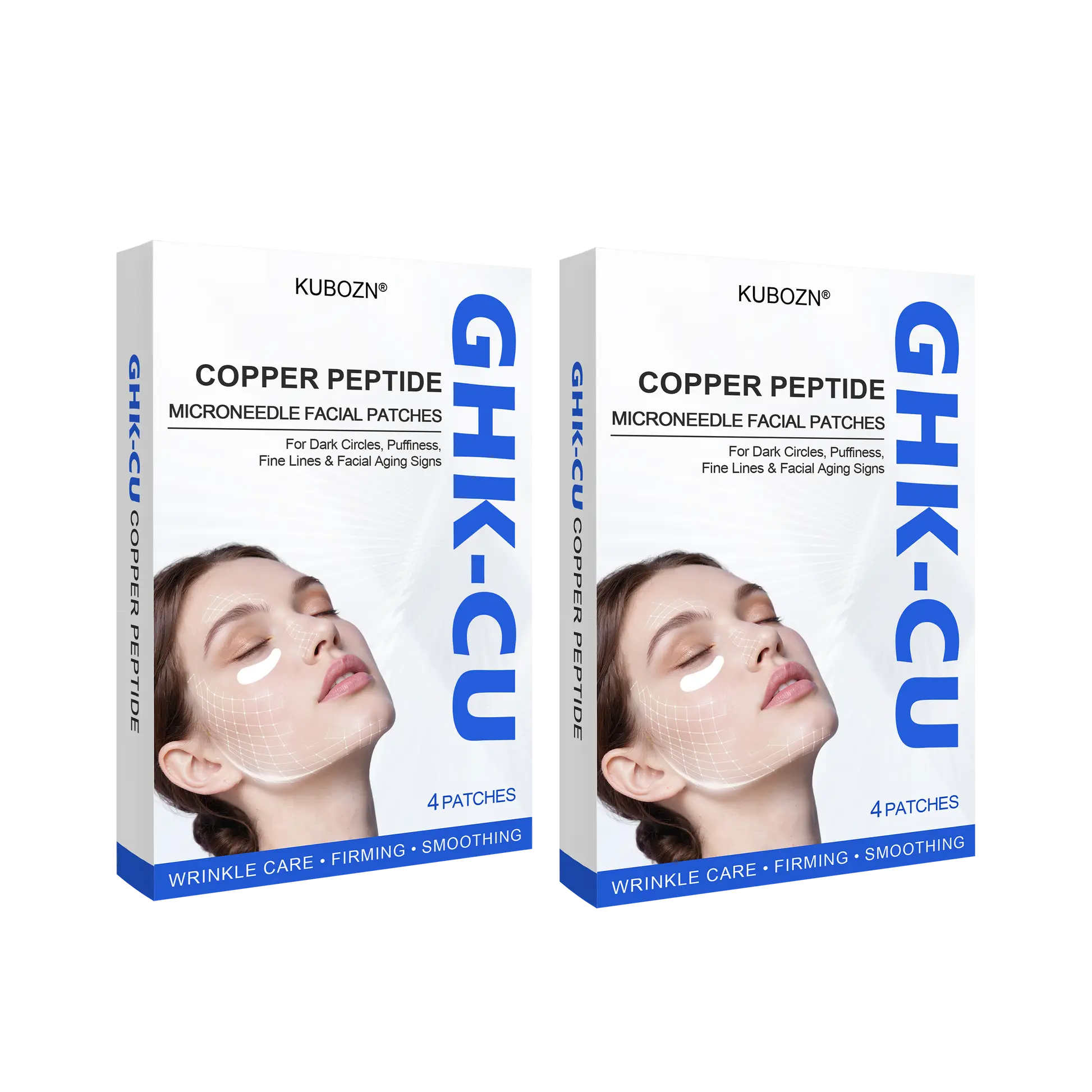 KUBOZN® GHK-Cu Microneedle Facial Patches
