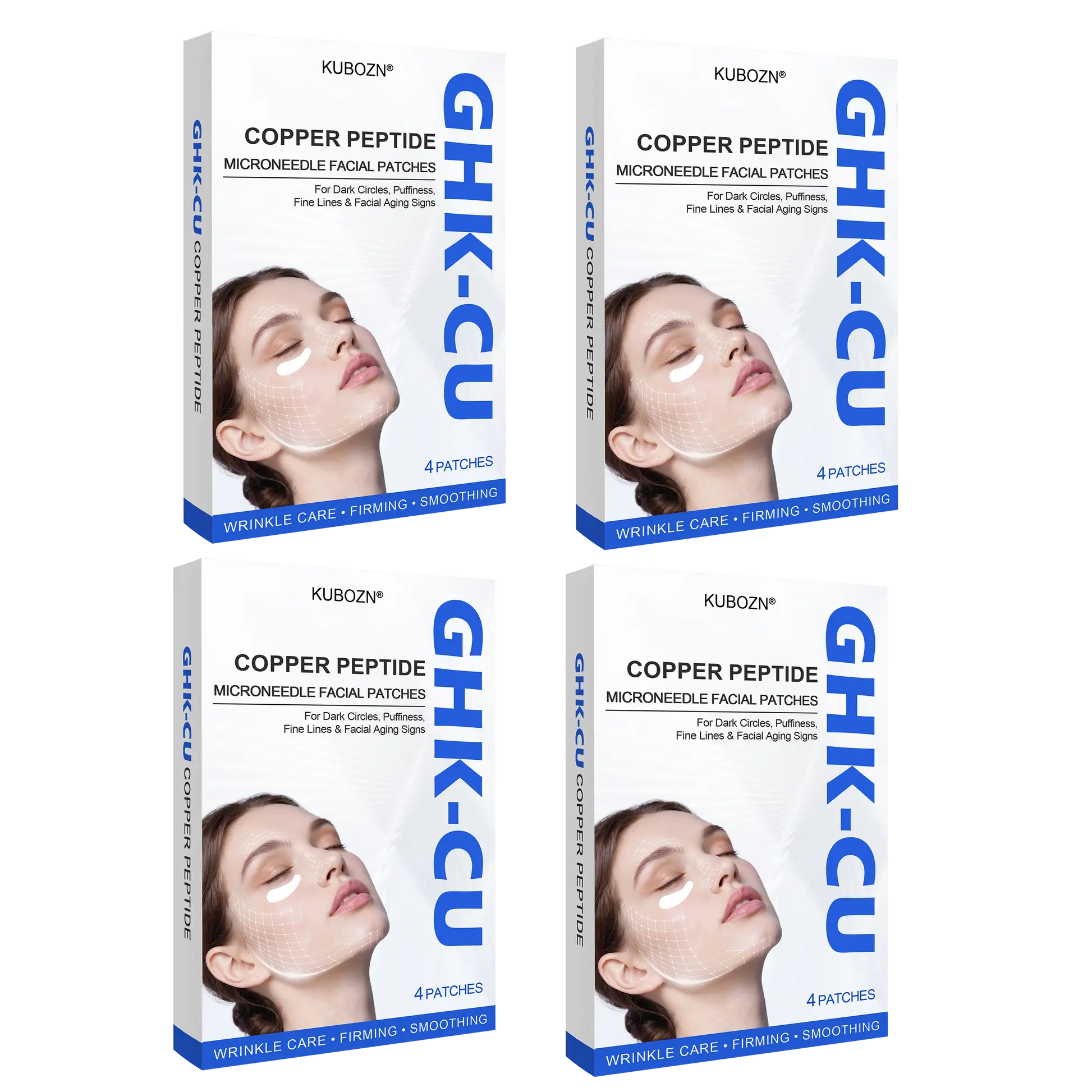 KUBOZN® GHK-Cu Microneedle Facial Patches