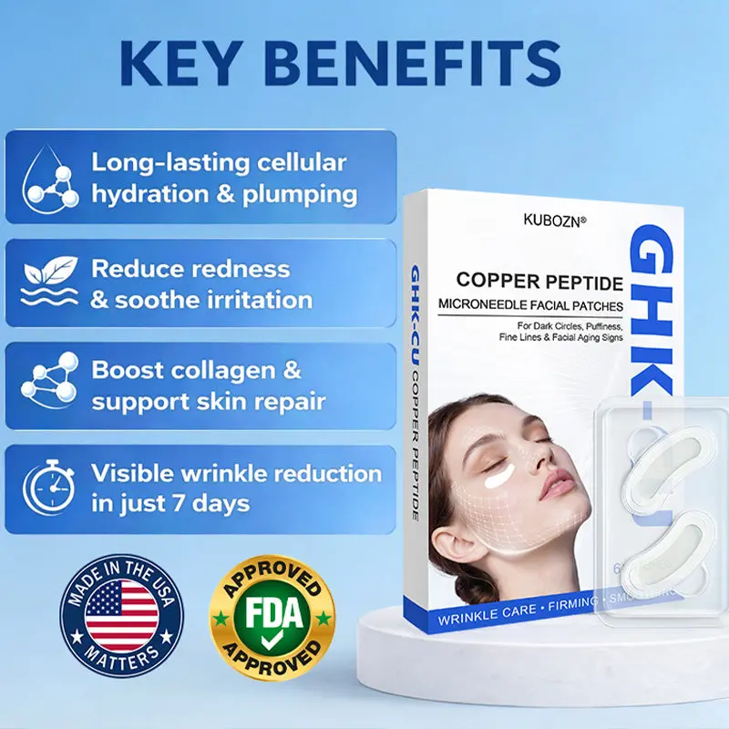 KUBOZN® GHK-Cu Microneedle Facial Patches