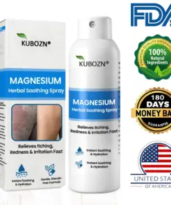 KUBOZN® Magnesium Herbal Psoriasis Eczema Spray (FDA Certified 3-Minute Relief)