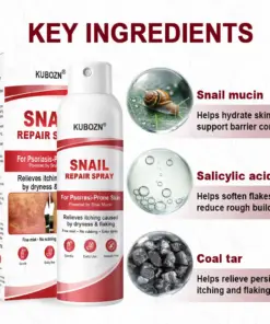KUBOZN® Snail Repair Spray for Itchy, Flaky Psoriasis Skin