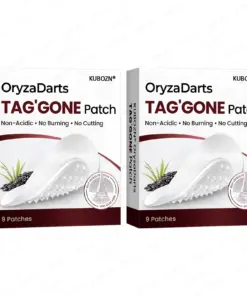 KUBOZN® OryzaDarts TAGGONE PatchPain-Free Root-Level Removal Powered by Black Rice MicroDarts.
