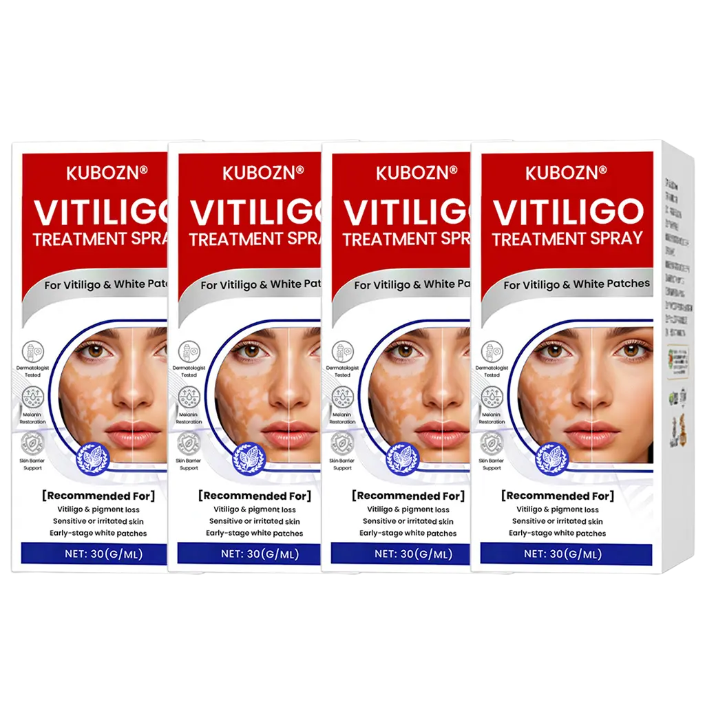 KUBOZN® Vitiligo Treatment Spray Visible Results in Weeks, 100 Natural Steroid-Free