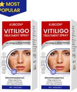 KUBOZN® Vitiligo Treatment Spray Visible Results in Weeks, 100 Natural Steroid-Free