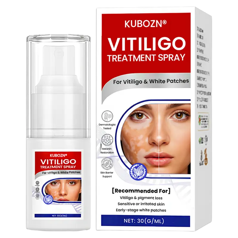 KUBOZN® Vitiligo Treatment Spray Visible Results in Weeks, 100 Natural Steroid-Free