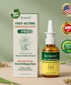 KUBOZN® Fast-Acting Herbal Hemorrhoid Spray Pro Stops Bleeding Instantly Targets Internal/External Piles
