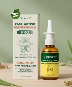 KUBOZN® Fast-Acting Herbal Hemorrhoid Spray Pro Stops Bleeding Instantly Targets Internal/External Piles