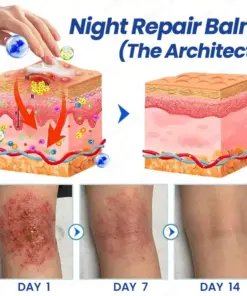 KUBOZN® Psoriasis Day & Night Repair System - 100% Steroid-Free Relief Duo for Plaques, Scaling & Itch