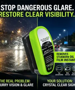 KUBOZN® Multi-Surface Glass Cleaner — Remove Oil Film & Restore Clarity Instantly