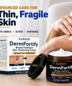 KUBOZN® DermFortify - Advanced Bruise Fading & Skin Thickening Cream for Thin, Fragile Skin