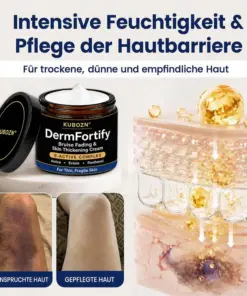 KUBOZN® DermFortify - Advanced Bruise Fading & Skin Thickening Cream for Thin, Fragile Skin