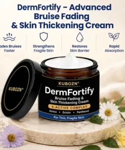 KUBOZN® DermFortify - Advanced Bruise Fading & Skin Thickening Cream for Thin, Fragile Skin